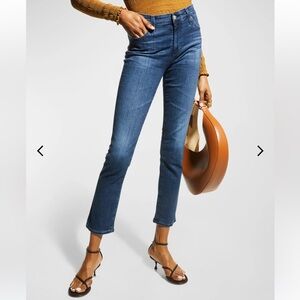 Ag Adriano Goldschmied Stevie Ankle Blue Jeans